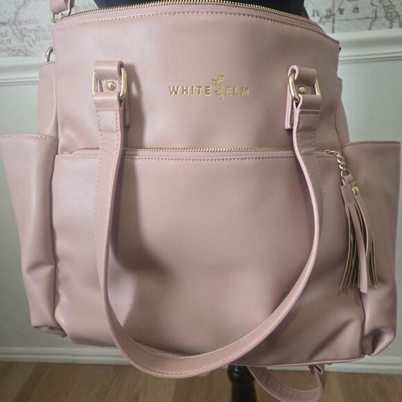 While Elm Gemini Convertible Backpack in Dusty Rose - Picture 3 of 8